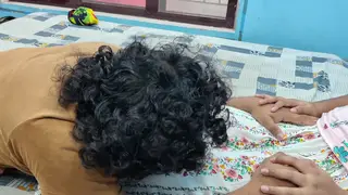 Indian Wife Shares Intimate Pussy Licking in Lingerie