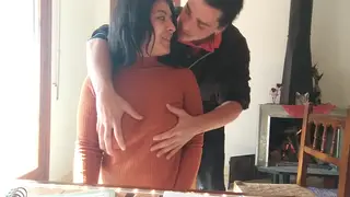 Curvy European Student Takes Teacher's Cock Deep at Desk
