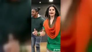 Indian Beauty Moves Sensually in Punjabi Dance