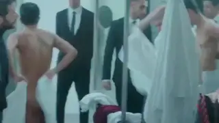 Muscular Hunk Services Thick Cock With Mouth and Hand