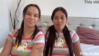 Two Colombian MILFs Share a Cock and Swallow Every Drop