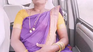 Indian Lesbian Maid in Uniform Enjoys Car Encounter