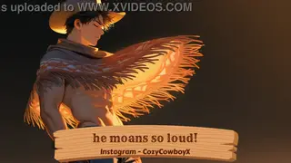 Solo Guy Strokes Hard While Moaning Loudly