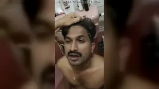 Hairy Asian Bear Dominates Bondage Session With Massive Facial