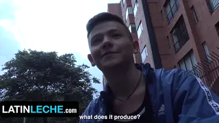 Muscular Latino Photographer Seduces Teen Stranger