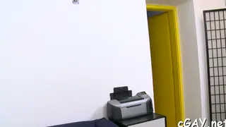 Gay Stud Takes a Deep Throat Blowjob