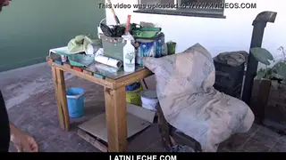 Scruffy Latino Joins a Gay-For-Pay Threesome Bareback