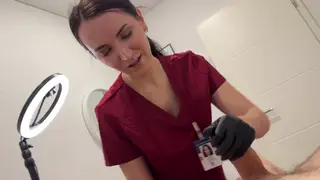 Busty Nurse Delivers Deepthroat and Swallows Every Drop