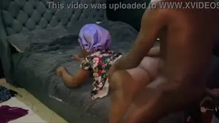 Petite Ebony Beauty Takes Messy Facial After Intense Play