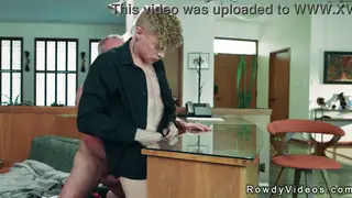 Stepbrother Anal Fucks Guy on Couch