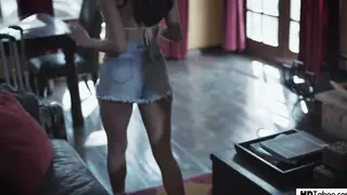 Teen in Stockings Seduces Stepdad Into Cheating Affair