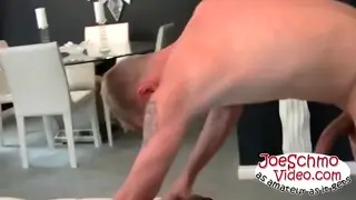Muscular Ebony Stud Sucks BBC in Interracial Encounter