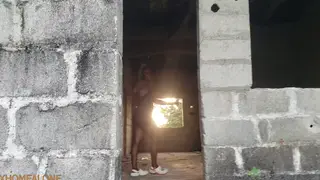 Ebony Trans Babe Dominated Outdoors by BBC Stranger