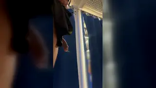 European Mature Man Caught Masturbating Outdoors by Coach