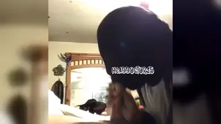 Black Stud Feeds Thick Cock Until He Spills Into Mouth