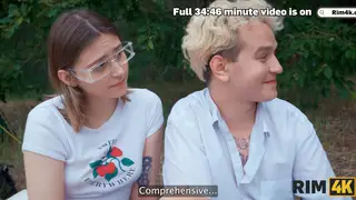 European Teens Share Anal and Rimming Outdoors