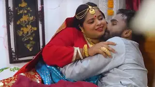 Busty Indian Woman Gives Deep Blowjob Outdoors