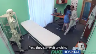 Doctor Gives Nurse a Deep Creampie in Hospital POV