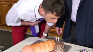 European Stud Celebrates Birthday with Deep Blowjob Surprise