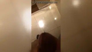 Teen Releases Thick Load in Slow Motion Close Up