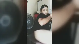 Heavy-Set Bear Pleasures Himself With A Cool Cucumber