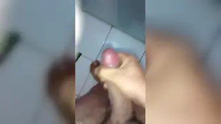 Latino Guy Strokes His Thick Cock Over WhatsApp Chat