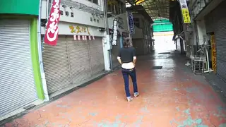 Japanese MILF Bares Curvy Body Outdoors Solo