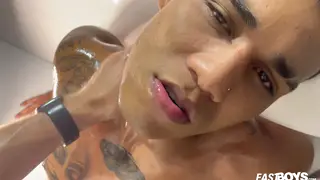 Latino Twink Gets POV Handjob During Casting