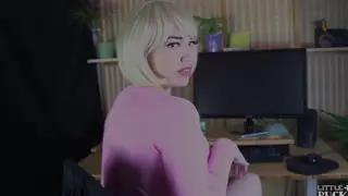 Busty MILF Seduces Coworker at Office Desk