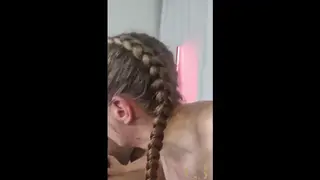Voluptuous European BBW Takes Two Black Cocks in a DP Threesome