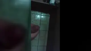 Latino Teen Works His Big Cock in Homemade Handjob