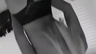 Blonde in Stockings Delivers a Sloppy Blowjob to Facial
