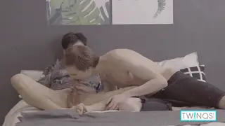 Asian Twink Takes Deep Bareback Ride With Boyfriend