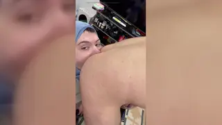 Curvy Middle Eastern Beauty Dominates With Deepthroat and Rimming