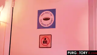 Blonde Wife Serves Two BBCs at a Gloryhole