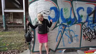 Tiny European Blonde Nailed Hard in First Casting