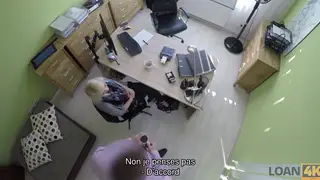 Blonde Euro Teen Auditions With a Blowjob in the Office