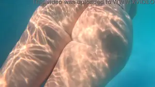 Curvy Teen Shows Off Voluptuous Body in Pool Solo