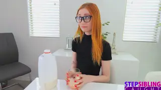 Petite Redhead Stepsister Begs for Every Inch in POV