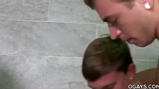 Latino Twink Fantasizes While Stroking in Steamy Shower