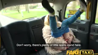 Tattooed Blonde Stranger Takes a Hard Ride in the Backseat