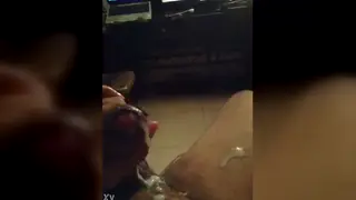 Latino Guy Strokes His Cock at Home