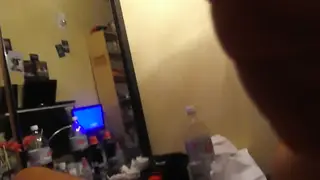 Petite Blonde Rims Boyfriend Before Swallowing His Load