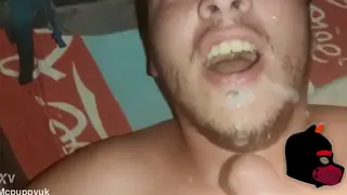 Beachside Blowjob Ends With Sticky Facial in Canvas Tent