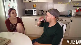European Woman Cheats on Fiancé with Delivery Guy Doggystyle