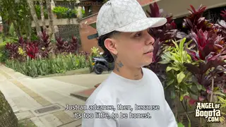 Latino Twink Experiences First Bareback POV with Feet Play