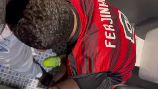 Blonde Stud Sucks BBC in a Club Bathroom
