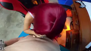 Petite Latina Gamer Takes Creampie in POV Missionary