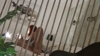 Redhead Teases Flaccid Cock Until It Surges