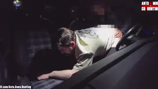European Twink Swallows Load Before Bareback Car Sex